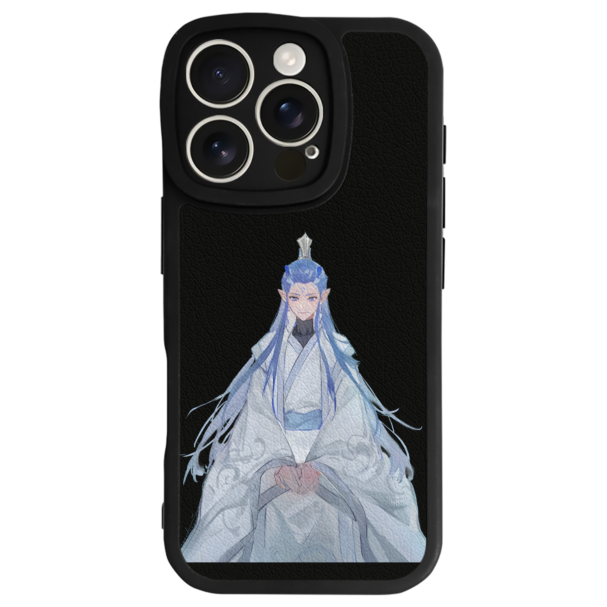 （画像用） Ne Zha 2 ナタ 魔童の大暴れ 【iPhone 16シリーズ対応】シリコンスマホケース（レザー調） 材質：シリコン